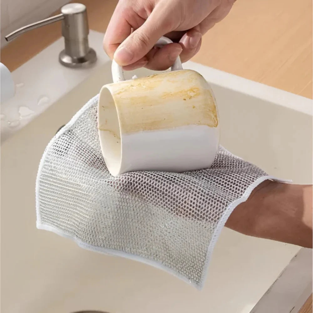 BrilloPlus - Pack de 5 paños mágicos de aluminio + 5 de regalo