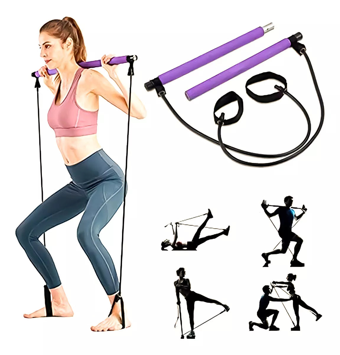 TonificaMax - Barra de Pilates