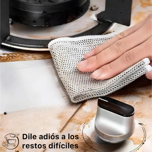 BrilloPlus - Pack de 5 paños mágicos de aluminio + 5 de regalo